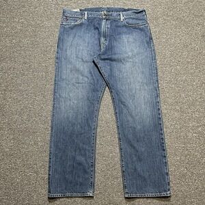 Polo Ralph Lauren Blue Denim‎ Jeans 38x30 Classic Straight Fit USA Y2K